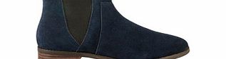 Esska Date navy suede ankle boots