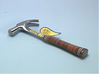 E24C C/Claw Hammer Leather Grip 24Oz