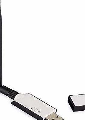 eSynic 600Mbps Wireless Dual Band USB Adapter 802.11ac LAN Adapter-5GHz Network Card With WPS Button for PC Laptop Support Windows 8.1/ Win8 / Win7 / XP /Linux