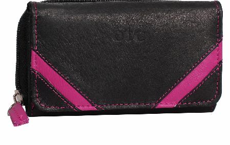 ETC Leather Medium Stripe Purse