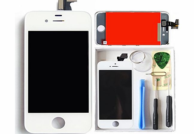 ETGood Replacement LCD Touch Screen Digitizer Assembly for iPhone 4S White