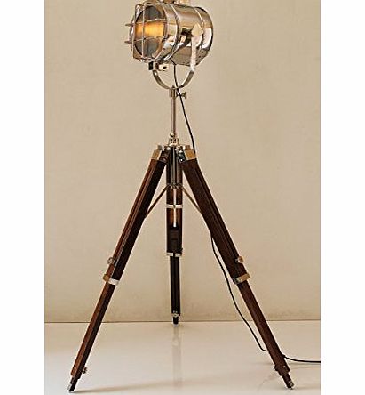 Vintage Retro Floor Focus Tripod Searchlight Lamps Spotlights Lobby Light Decor