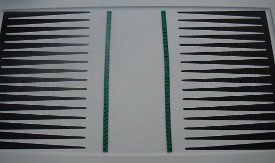 etie CAR EYELASHES WITH EMERALD GREEN DIAMONTE SIZE 31CM X 17CM