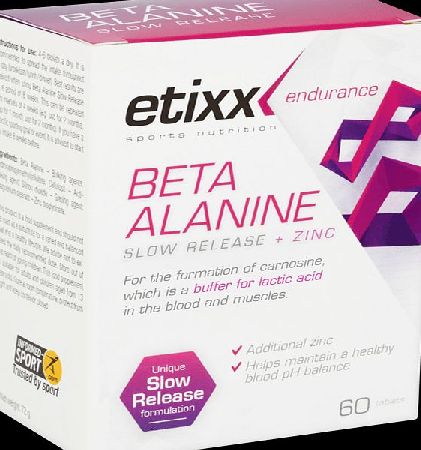 Etixx Beta Alamine Slow Release   Zinc 60