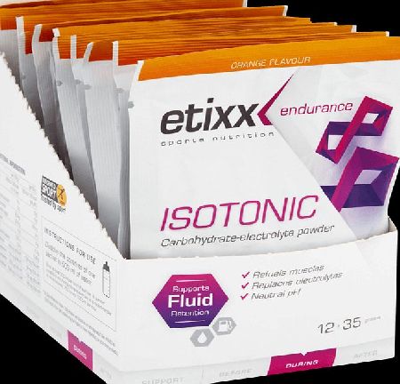 Etixx Isotonic Powder Orange 12 x 35g 029695