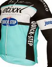 Etixx-quick-step Etixx Quick-step Long Sleeve Long Zip Jersey By