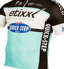 Etixx-quick-step Etixx Quick-step Short Sleeve Short Zip Jersey