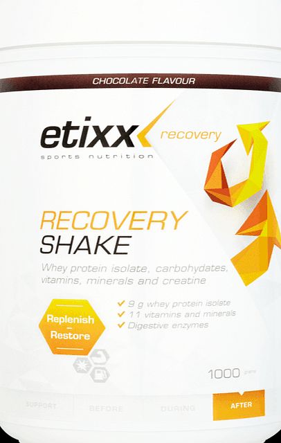 Etixx Recovery Shake Chocolate 1kg - 1kg 029676