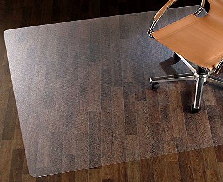  Chair Mat for Hard Floors - 75x120cm (2.5x4) | Over 10 Sizes Available | 100% Pure Polycarbonate, No-Recycling Material - Transparent, High Impact Strength