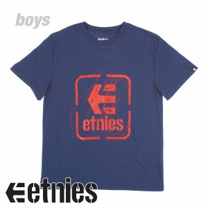 - Etnies Stack Wreck T-Shirt - Harbor Blue