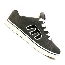 etnies Boys Calli-Vulc Skate Shoes - Grey/Black/Wt