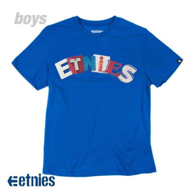 Etnies Boys Etnies Signage Arch T-Shirt - Royal