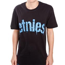 Etnies Boys Stencil Laced T-Shirt - Black