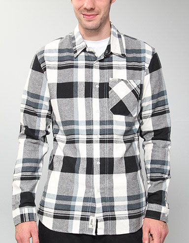 Etnies Chi Town Flannel shirt - Stone