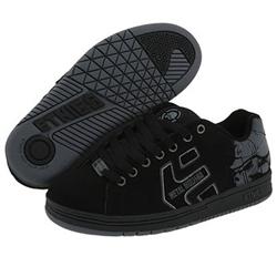etnies Cinch Skate Shoes - Black/Skulls
