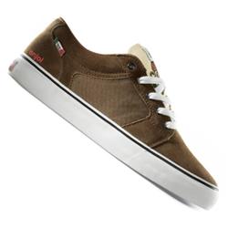 Enjoi Barge Skate Shoes - Brown/Gum/White