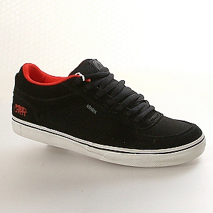 Etnies Faction Skate Shoes - Black/Red/White