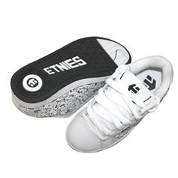 Fader Womens Skate Shoes - White/Black
