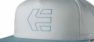 Etnies Icon 7 Snapback Hat - Grey/Light Grey