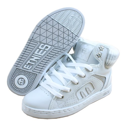 Etnies Ladies Etnies Rocker Shoe White/grey 125