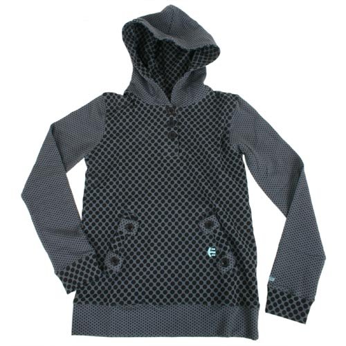 Ladies Etnies Sherman Hoody Black 001