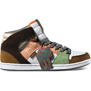 Etnies Ladies Perry Mid Skate shoe - Brown/Green