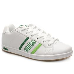 Etnies Male Etnies Cutlass Smu Leather Upper in White and Green