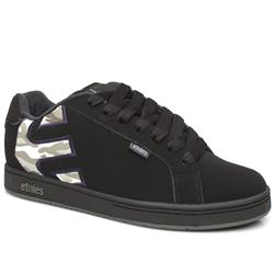 Etnies Male Etnies Fader Smu Nubuck Upper in Black and Purple
