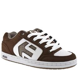 Etnies Male Pace Suede Upper in Brown and White