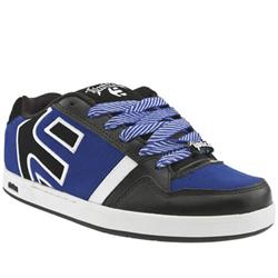 Etnies Male Twitch Suede Upper in Black and Blue