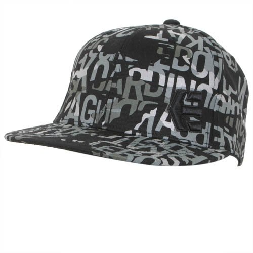 Etnies Mens Etnies 21 Twenty Flexfit Cap Black 001