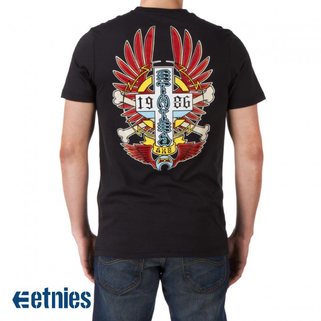 Etnies Mens Etnies 86 Heritage T-Shirt - Black