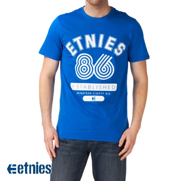 Etnies Mens Etnies City Colors T-Shirt - Royal