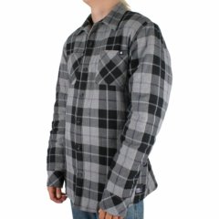Etnies Mens Etnies San Diego Quilted Shirt Dark Grey