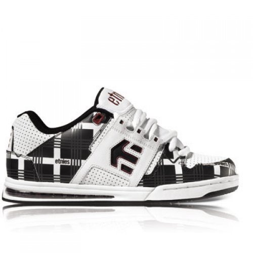 Etnies Mens Etnies Versus Skate Shoe White / Plaid