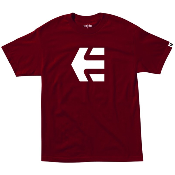 Etnies T-Shirt - Icon 10 - Burgundy 4130001994/602
