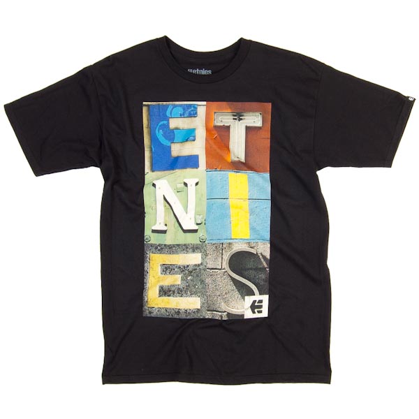 Etnies T-Shirt - Signage - Black 4130001935/001