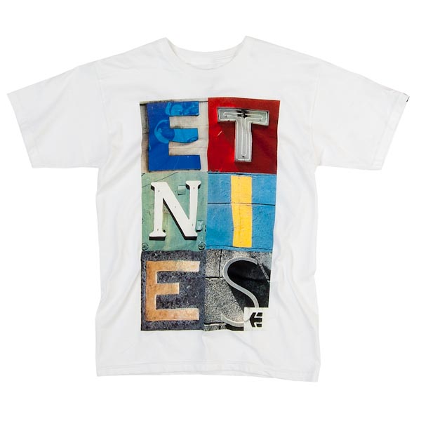 Etnies T-Shirt - Signage - White 4130001935100
