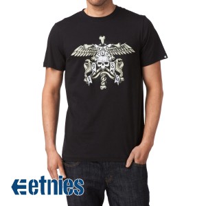 Etnies T-Shirts - Etnies Burial T-Shirt - Black