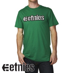 Etnies T-Shirts - Etnies Corp Pattern T-Shirt -