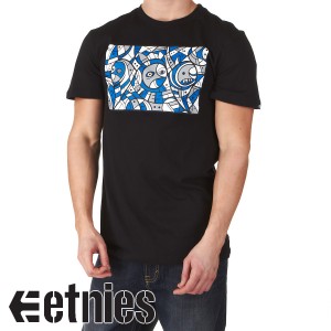 Etnies T-Shirts - Etnies Mosaic T-Shirt - Black