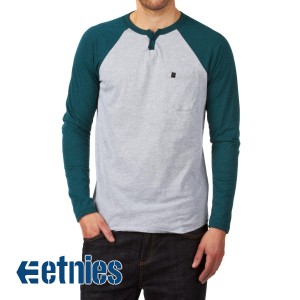 Etnies T-Shirts - Etnies Notched Long Sleeve
