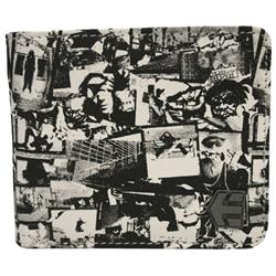 Team 3 Bi Fold Wallet - Black/White