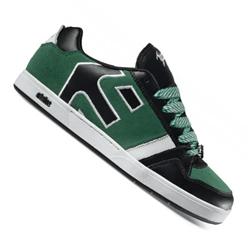etnies Twitch 2 Skate Shoes - Black/Green/White