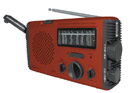FR350 water resistant wind-up radio (Red)