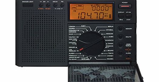 Eton G8 Traveller II AM/FM/MW/Shortwave Bands Worldband Travel Radio with Alarm Clock Feature