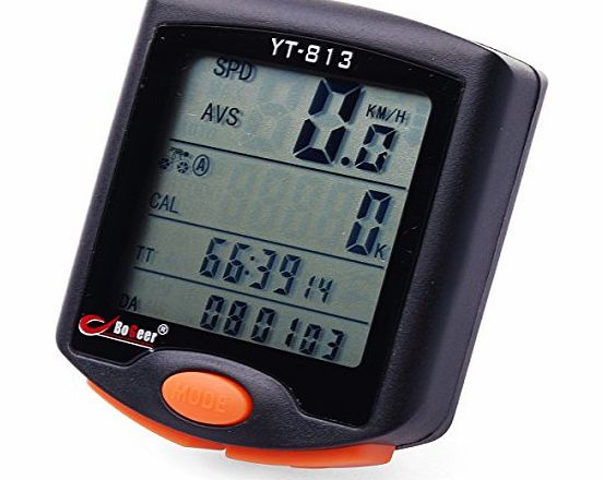 Xcellent Global Multi Function LCD Bicycle Cycling Computer Odometer Speedometer Stopwatch Waterproof NIGHT LIGHT M-FS011
