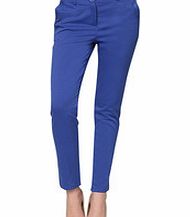 Euforia Blue pure cotton slim-fit trousers
