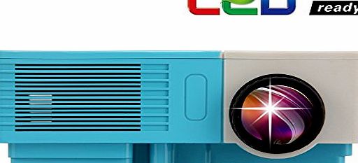 EUG 500D  Mini Portable Full DH Home Theater Cinema LCD LED Video Projector Multimedia HDMI Support 1080p 100 Lumens For Home Theater Games With USB SD HDMI VGA AV TV Port