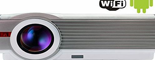 EUG X99 (A) LCD Wireless Android4.2 Wifi HD HDMI Home Office Video LED Projector 3D 4200 Lumens 1080p for Home Theatre Cinema School Education Presentation Latest